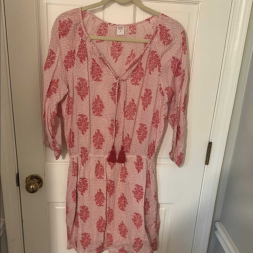 Floral Pink Dress rikshaw designs small blockprint